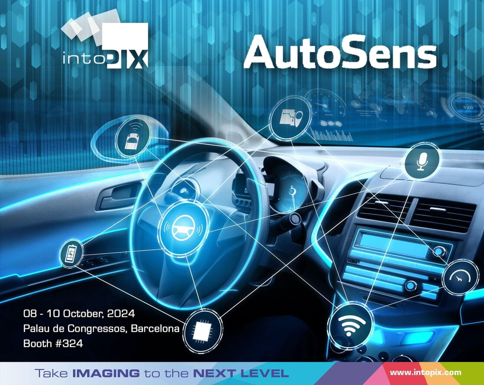 intoPIXは、AutoSens Europe 2024で革新的な自動車用画像処理ソリューションを展示